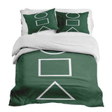 Set di biancheria da letto con coperte terapeutiche forme Dalgona