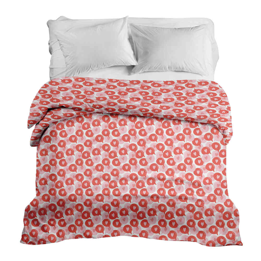 Coperta terapeutica originale - Rivestimento in cotone fumetto con cuore