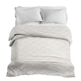 Coperta terapeutica originale - Rivestimento in cotone con motivo a strisce dorate