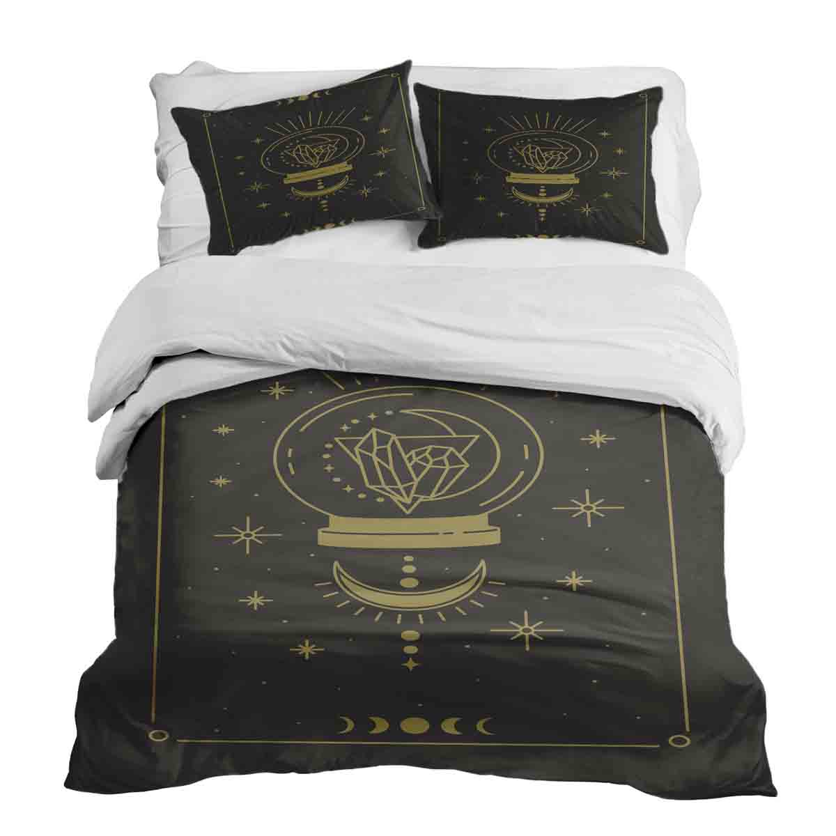 Set di biancheria da letto con coperta terapeutica e sfera di cristallo