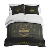 Set di biancheria da letto con coperta terapeutica e sfera di cristallo