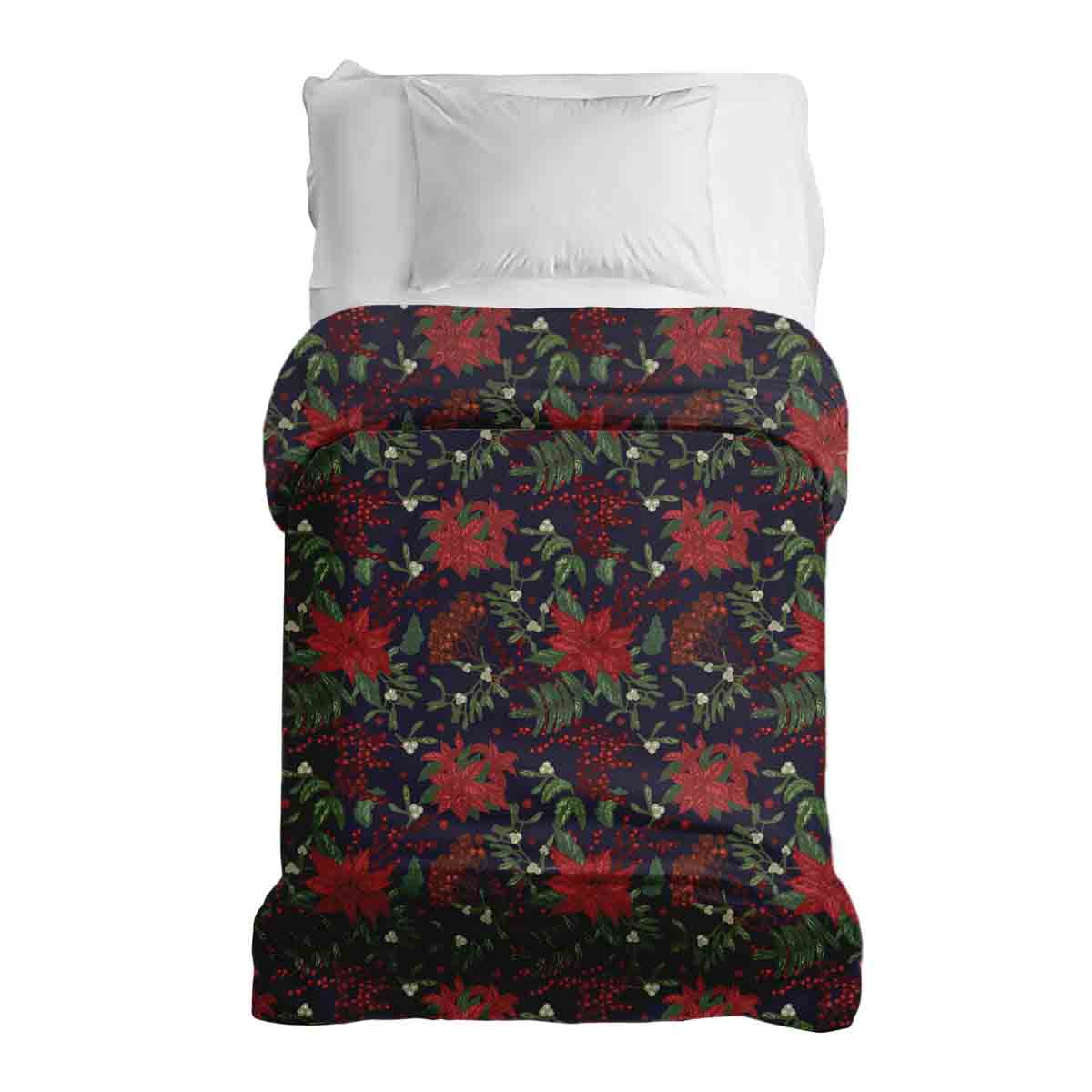 Coperta terapeutica originale - Rivestimento in cotone con stella di Natale rossa