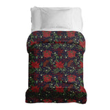 Coperta terapeutica originale - Rivestimento in cotone con stella di Natale rossa