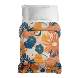 Coperta terapeutica originale - Rivestimento in cotone con fiori di gerbera