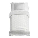 Set di biancheria da letto con coperte terapeutiche e soffioni astratti