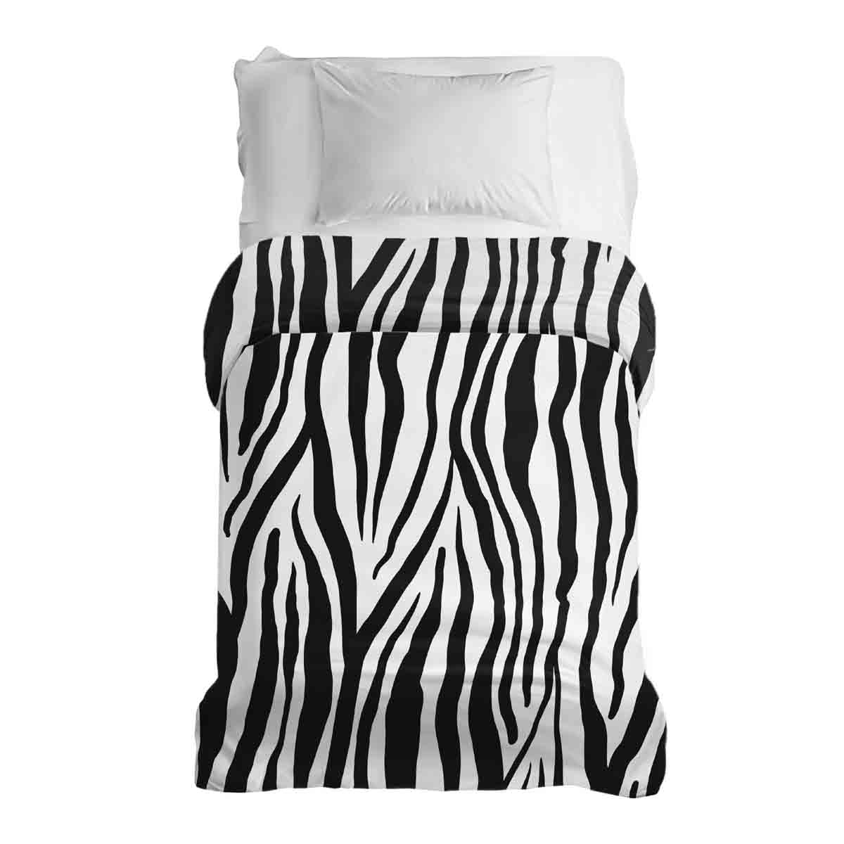 Coperta terapeutica originale - Rivestimento in cotone stampa zebra