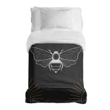 Coperta terapeutica originale - Rivestimento in cotone nero con tarma