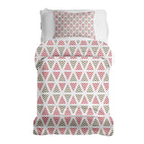 Set di biancheria da letto con coperte terapeutiche triangoli natalizi