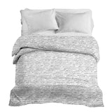 Coperta terapeutica originale - Rivestimento in cotone bianco con scritta