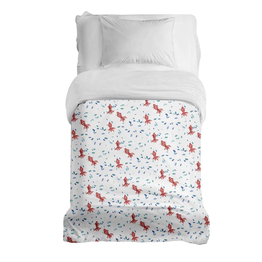 Coperta terapeutica originale - Rivestimento in cotone Pesci rossi