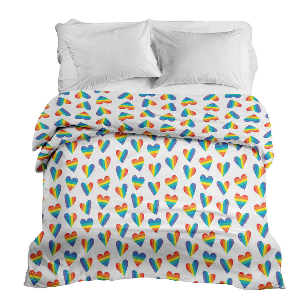 Coperta terapeutica originale - Rivestimento in cotone LOVE IS LOVE