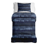 Set di biancheria da letto con coperte terapeutiche onde sonore blu