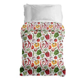 Coperta terapeutica originale - Rivestimento in cotone con verdure