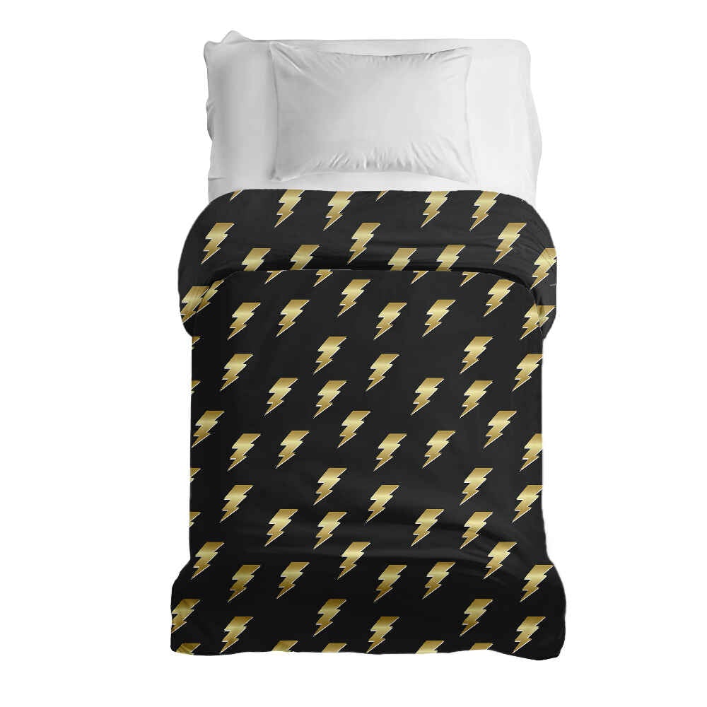 Coperta terapeutica originale - Rivestimento in cotone nero con Harry Blitz
