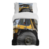 Set di biancheria da letto con coperta terapeutica Camion giallo