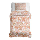 Set di biancheria da letto con coperta terapeutica Boho Arancione