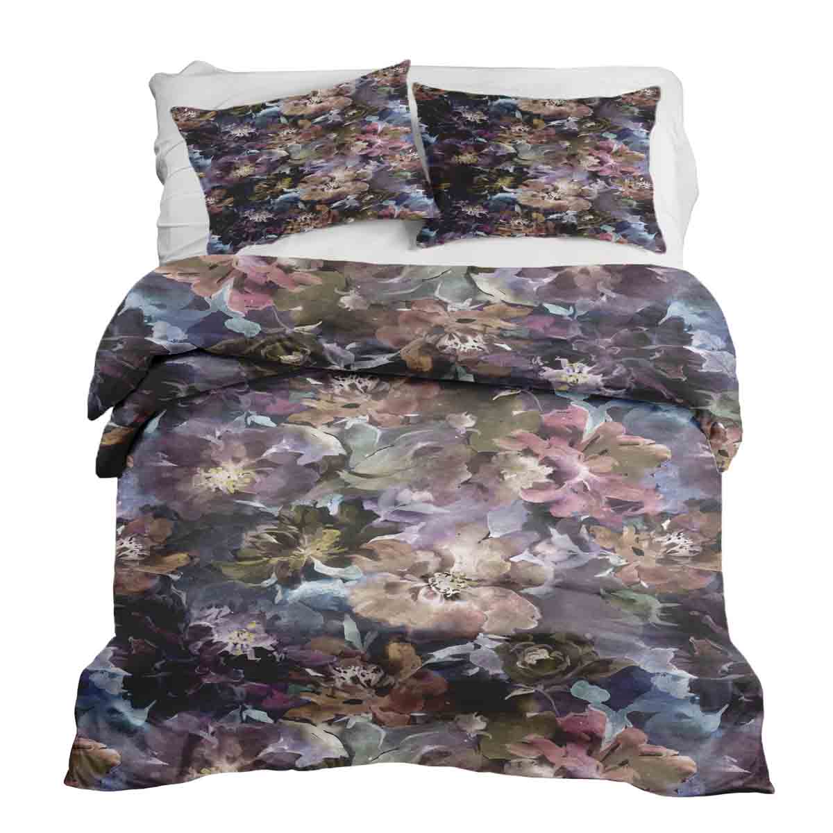 Set di biancheria da letto con coperta terapeutica Mare di fiori