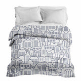 Coperta terapeutica originale - Rivestimento in cotone bianco New York