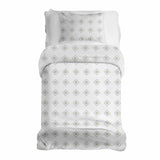 Set di biancheria da letto con coperte terapeutiche bianco con cerchi verdi