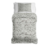 Set di biancheria da letto con coperta terapeutica grigio spezia
