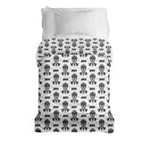 Coperta terapeutica originale - Rivestimento in cotone Joker bianco e nero