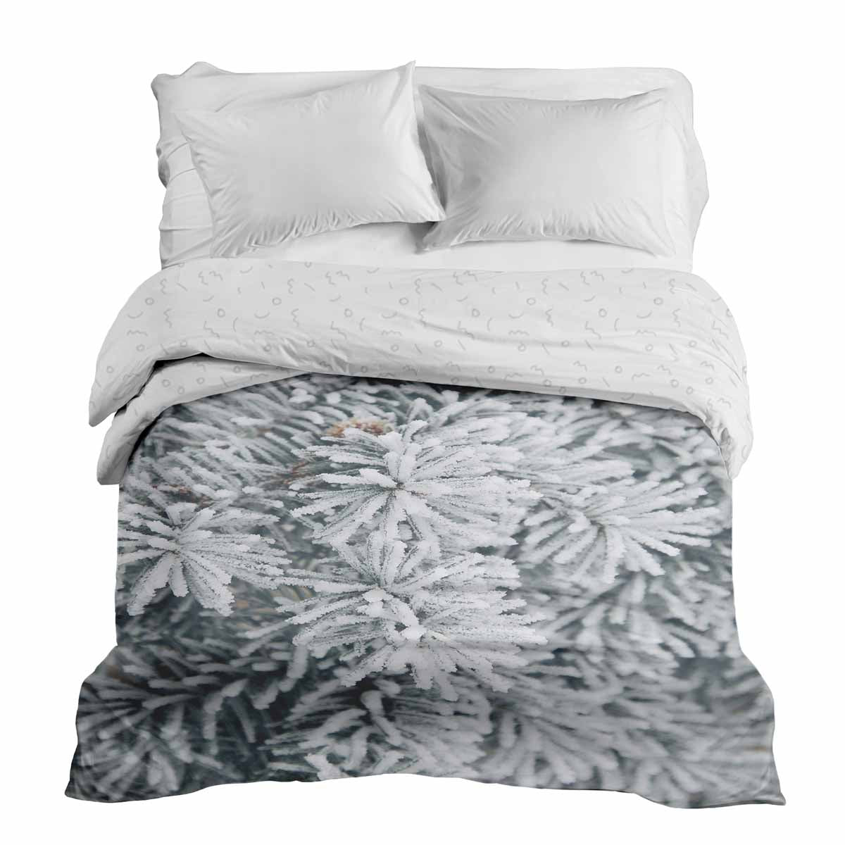 Coperta terapeutica originale - Rivestimento in cotone con stalattiti di ghiaccio