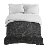 Coperta terapeutica originale - Rivestimento in cotone nero oroscopo