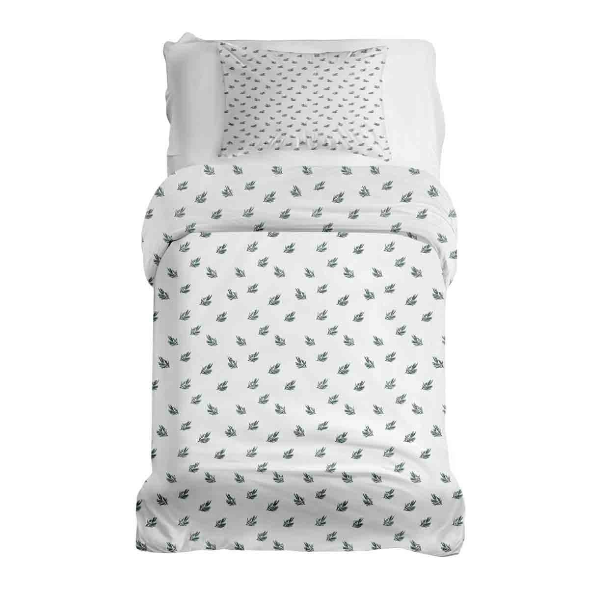 Set di biancheria da letto con coperte terapeutiche e rametti di vischio