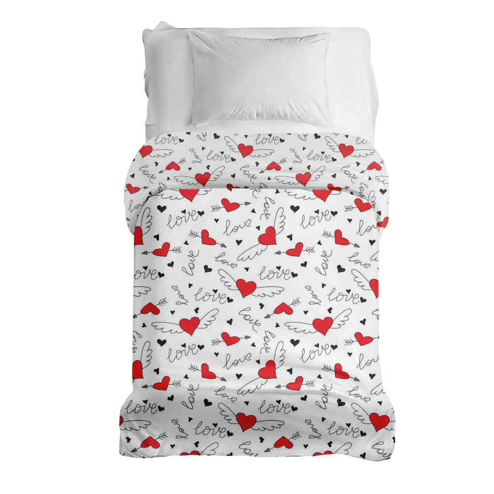 Coperta terapeutica originale - Rivestimento in cotone L'amore dà le ali