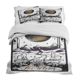 Set di biancheria da letto con coperta terapeutica Lupo e Luna