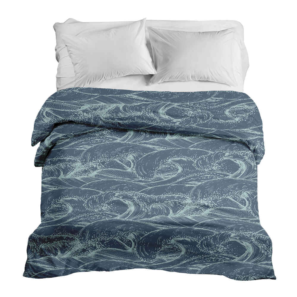 Coperta terapeutica originale - Rivestimento in cotone Onde nel mare