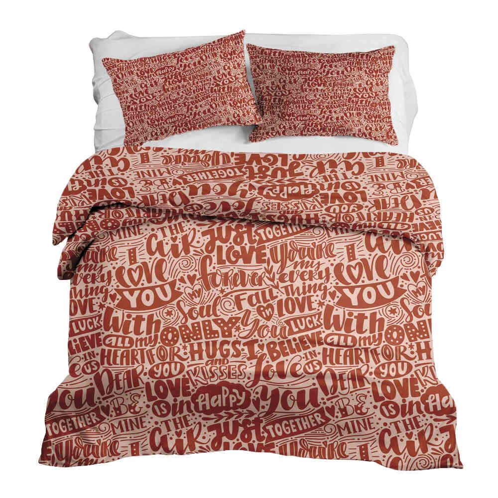 Set di biancheria da letto con coperta terapeutica Be Mine