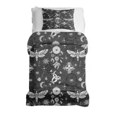 Set di biancheria da letto con coperta terapeutica Libellula spaventosa
