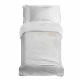 Coperta terapeutica originale - Rivestimento in cotone grigio con motivo bianco