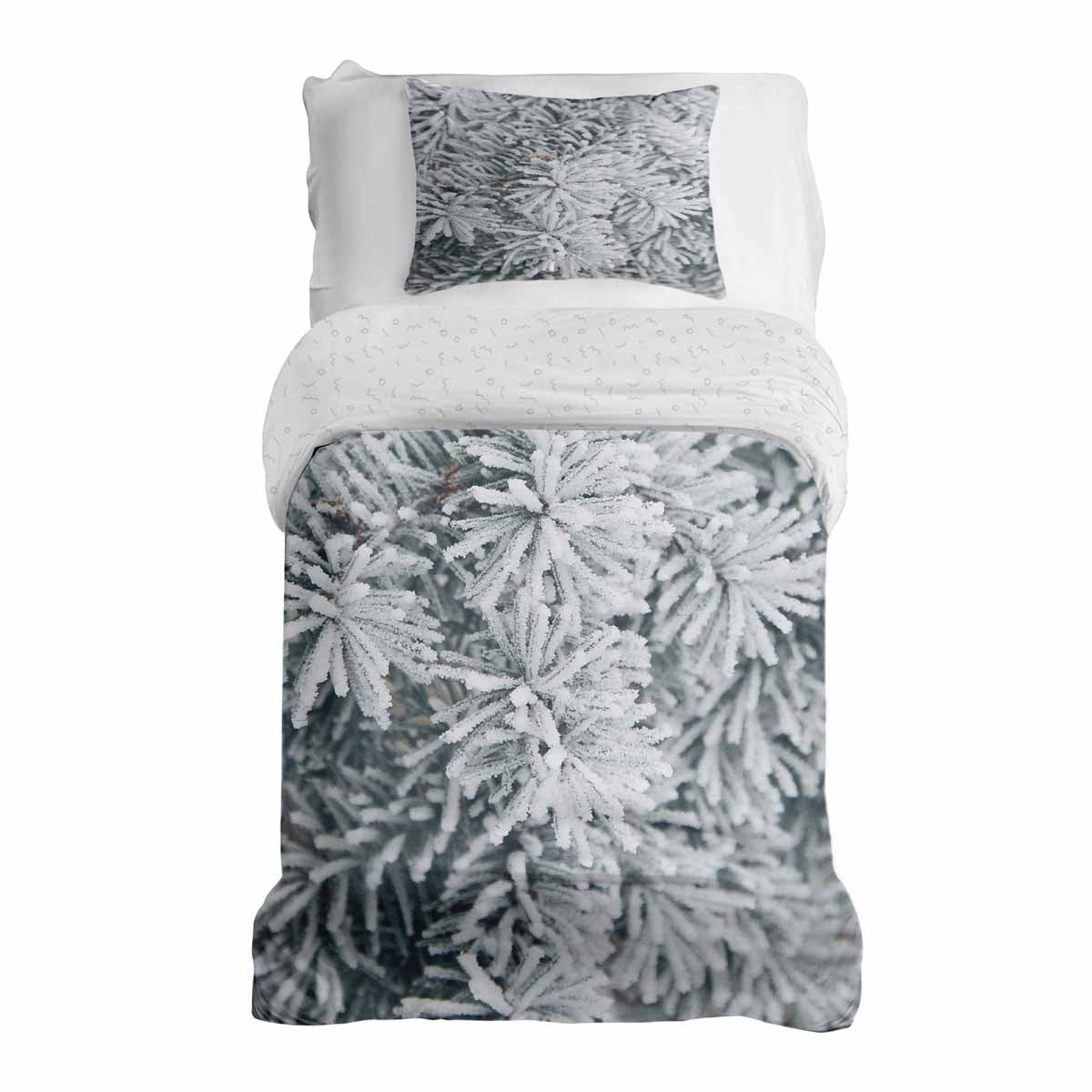 Set di biancheria da letto con coperte terapeutiche e stalattiti di ghiaccio