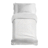 Set di biancheria da letto con coperte terapeutiche e delicati mazzi di fiori