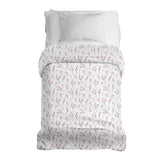 Coperta terapeutica originale - Rivestimento in cotone bianco con delicate rose