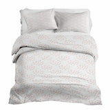 Set di biancheria da letto con coperte terapeutiche a pois arancioni
