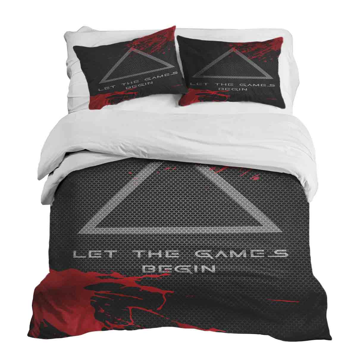 Set di biancheria da letto con coperta terapeutica nero Games
