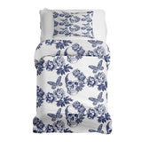 Set di biancheria da letto con coperta terapeutica fiori teschio