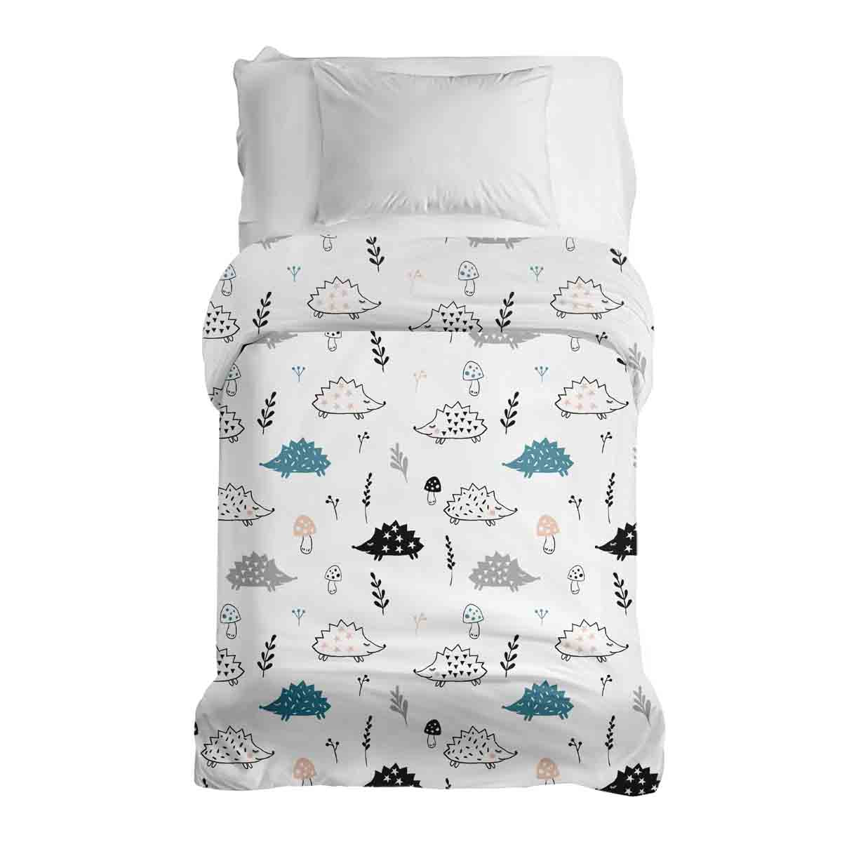 Coperta terapeutica originale - Rivestimento in cotone bianco con riccio