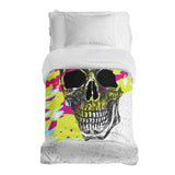 Coperta terapeutica originale - Rivestimento in cotone Teschio colorato