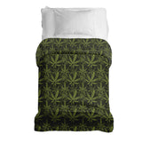 Coperta terapeutica originale - Rivestimento in cotone con foglia di canapa