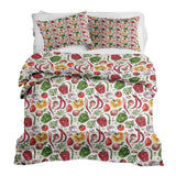 Set di biancheria da letto con coperte terapeutiche e verdure