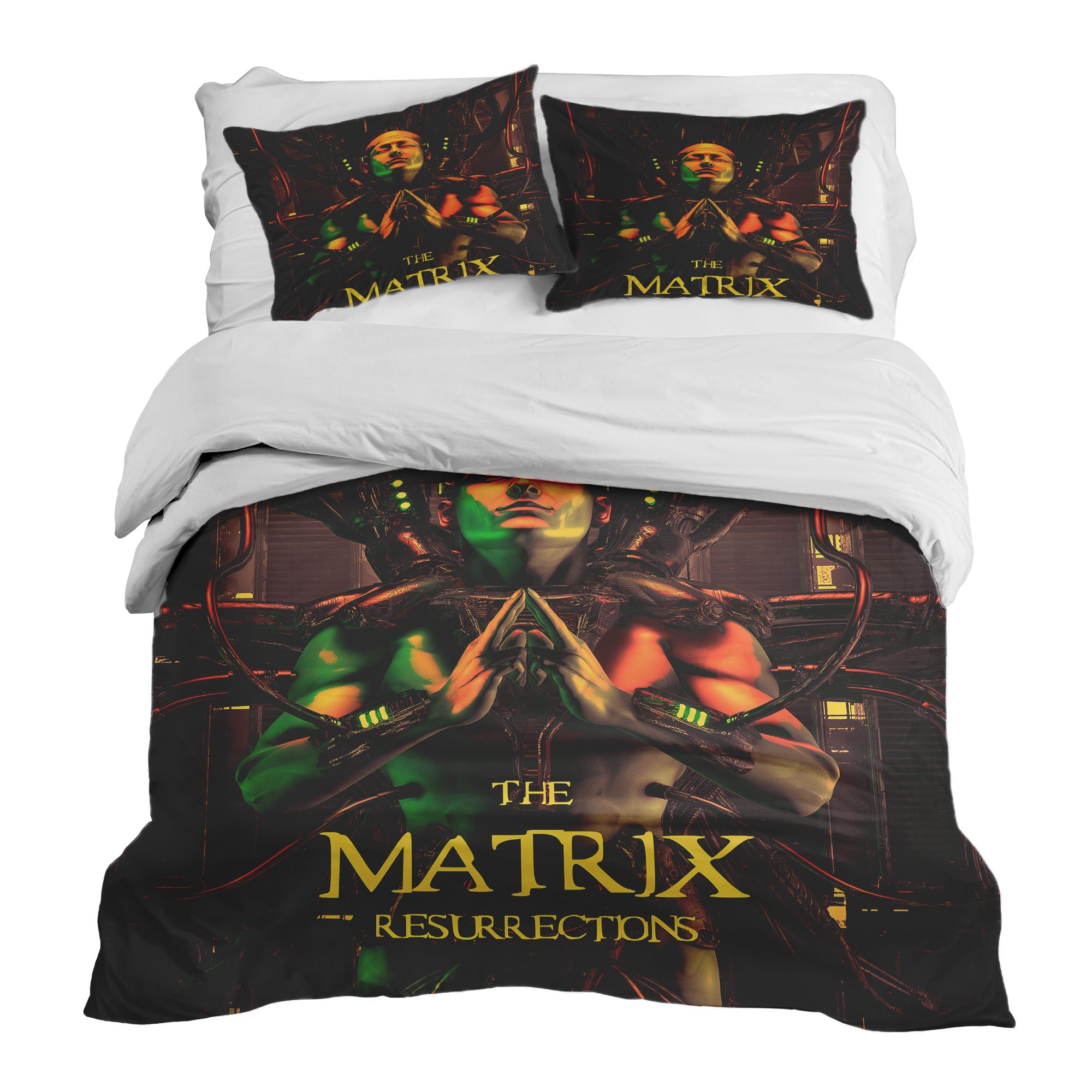 Set di biancheria da letto con coperta terapeutica marrone Matrix