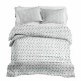 Set di biancheria da letto con coperte terapeutiche con croci verdi