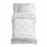 Coperta terapeutica originale - Rivestimento in cotone bianco con gatto