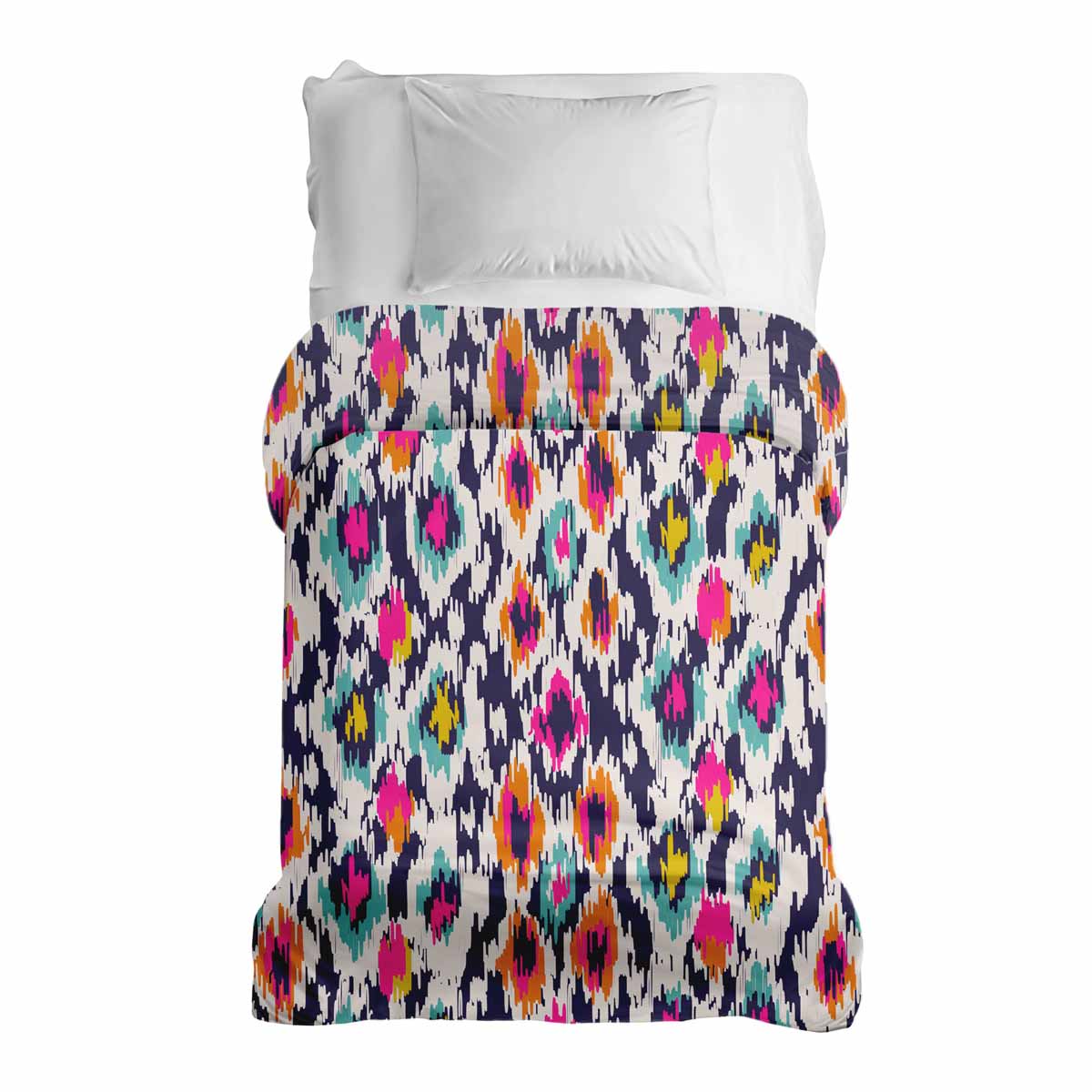 Coperta terapeutica originale - Rivestimento in cotone colorato con stampa leopardata