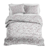 Set di biancheria da letto con coperte terapeutiche e narcisi