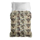 Coperta terapeutica originale - Rivestimento in cotone con teste di animali colorate